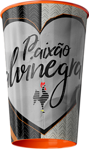 Copo do Galo - Jogo Galo x Internacional - Brasileirão 2025 dia 12/06/2025 - Laranja - 550ml