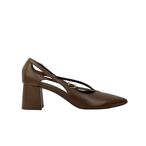 Scarpin Slingback Café