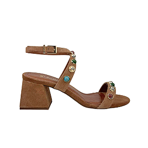 Sandália Caramelo Camurça