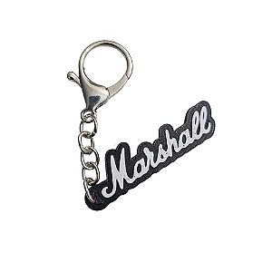 Chaveiro Marshall Texto Logo