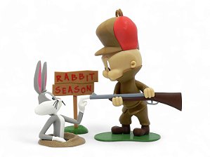 Pernalonga e Hortelino Looney Tunes Action Figure Colecionável