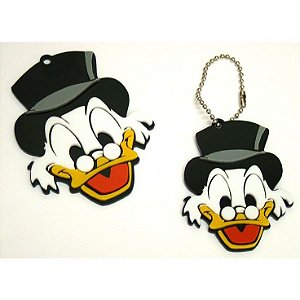 Chaveiro Tio Patinhas com anel