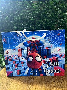 Sacolinha Personalizada Infantil | Lembrancinha de Festa | Qualquer Tema | Papel Fotográfico 230g | 20x15x7 cm