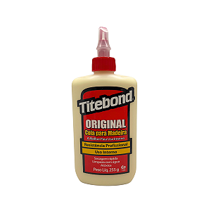 Cola p/ Madeira Titebond Original Wood Glue 255G Vermelha 35063