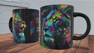 Caneca Black  - Leão da Tribo de Judá