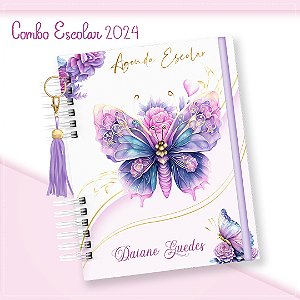 Agenda Personalizada Borboleta
