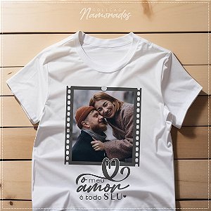 Camiseta Dia dos Namorados com foto
