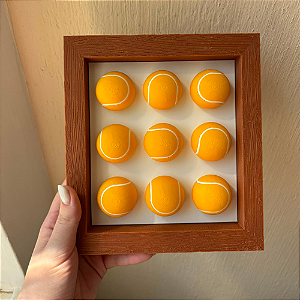 Quadro Decorativo Bolas de Tênis – Decoração Esportiva Minimalista