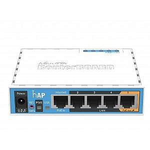 Roteador Mikrotik RouteRBoard hAP RB951Ui-2nD RouterOS L4