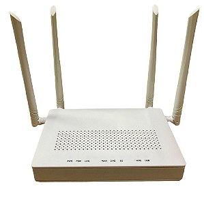ONU GPON EPON Hibrida V-Sol Wi-Fi 5 AC 4GE + USB V2804AC-Z 5dBi  Up