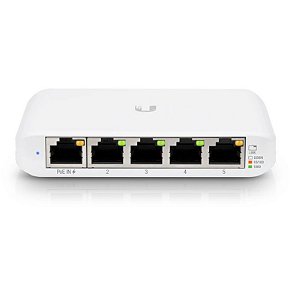 Switch 05P Gigabit Ubiquiti USW-FLEX-MINI-5 UNIFI PoE 2.5W KIT C/5