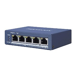 Switch, HUB 04P 10/100/1000Mbps PoE Hikvision DS-3E0505P-E