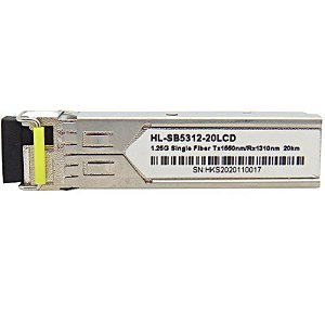 SFP 1.25G 20km BiDi LC TX1550-RX1310NM HL-SB5312-20LCD