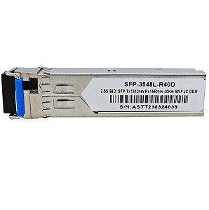 SFP 2.5G 40KM BiDi LC DDM TX1310-RX1550NM 3548L-R40D