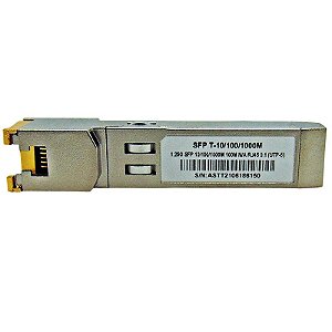 SFP 1.25G 100M T-10/100/1000M Cooper RJ45 0.1 (UTP-5)