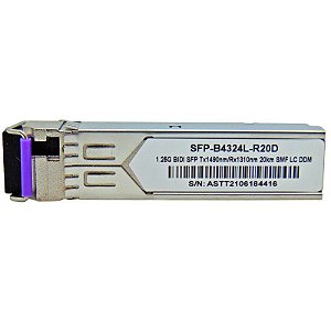 SFP 1.25G 20KM BiDi LC DDM TX1490-RX1310NM B4324L-R20D