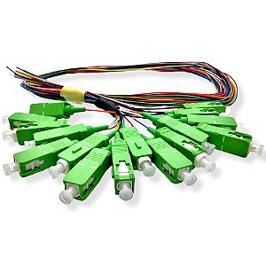 Pigtail Color SC-APC 1M G657A1 16 Cores