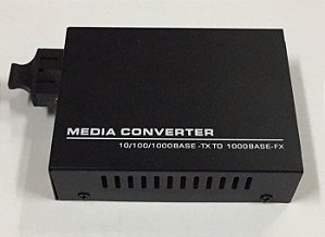 Conversor de Mídia 80km 10/100/1000M-DF-80km Dual Fiber HDV