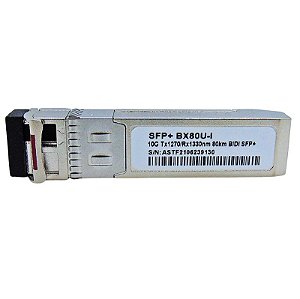 SFP+ 10G 80km LC BiDi TX1270-RX1330NM BX80U-I C/Cisco