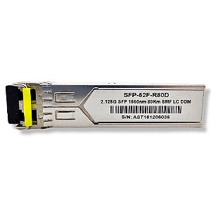 SFP 2.125G 80km LC DDM SFP-52F-R80D 1550NM SMF