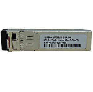 SFP+ 10G 40km LC BiDi TX1270-RX1330NM WDM12-R40