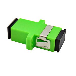 Acoplador Adaptador SC-APC Simplex Verde HN