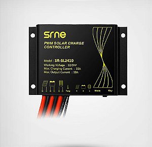 Controlador Solar PWM 10A 12V/24V SR-SL10A SR-SL2410