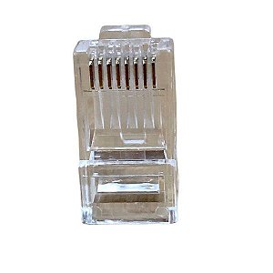 Conector RJ45 CAT6E Pacote c/ 100 Unidades