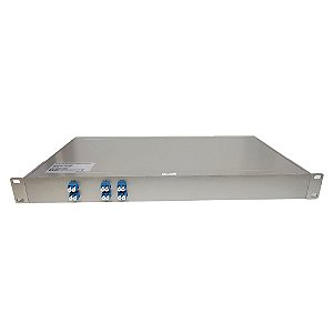 DWDM MUX DEMUX 100G 4CH Dual Fiber C41-C44 LC-UPC Rack