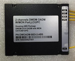 DWDM MUX DEMUX 100G BiDi-2 C47-C48+UPG LC-UPC ABS