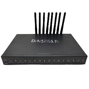 Gateway GOIP-08 UC2000-VE-8T-V114 GSM 8 LTE Dinstar