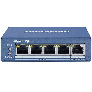 Switch Hub Hikvision 04P 10/100/1000Mbps PoE DS-3E0505P-E/M