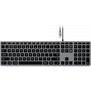 Teclado Satechi St-Ucsw3M W3 Backlit Para Mac Usb-C - Space Gray