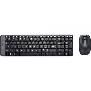 Kit Teclado + Mouse Sem Fio Logitech Mk220 (Espanhol)
