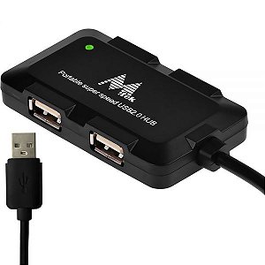 Hub Mtek Hb-8102B 4 Puertos Usb - Preto