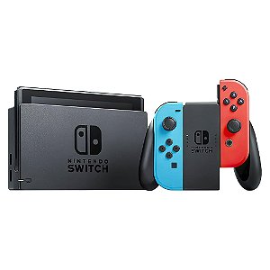 Console Nintendo Switch 32Gb - Neon (Had-/Battery) (Japão)