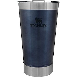 Copo de Cerveja Stanley Classic Beer Pint com Tampa + Abridor - Azul 473mL