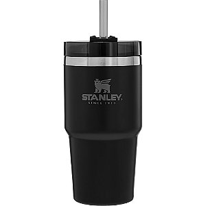 Copo Térmico Stanley Adventure com Canudo - Preto 590mL