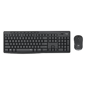 Kit Teclado + Mouse Sem fio Logitech MK295 - Preto (Espanhol)