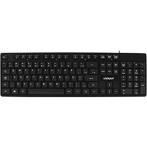 Teclado Satellite AK-921 USB - Preto (Português)