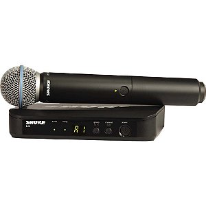 Microfone Sem fio Shure BLX24/B58-J10 - Preto