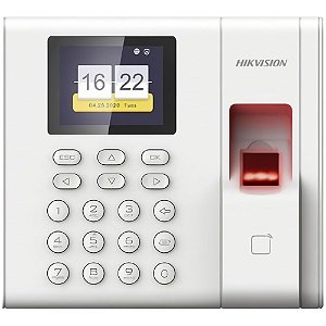 Relógio Marcador Biométrico Hikvision DS-K1T8003MF - Prata