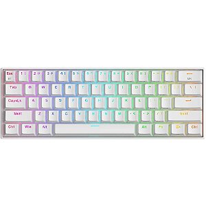 Teclado Gamer Redragon Draconic K530 Pro RGB Bluetooth - Branco (Inglês)