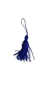 TASSEL AZUL ROYAL COM 5 UNIDADES