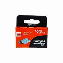 GRAMPO GALVANIZADO 26/6 CX/1000 UND -JOCAR OFFICE