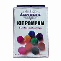 KIT FAZ POMPOM COM 4 TAMANHOS - LANMAX