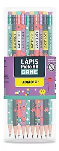 LAPIS GRAFITE HB RESINA GAME COM BORRACHA UND - LEO&LEO