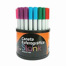 CANETA ESFEROGRAFICA SLANK 0.7 COLORIDA SORTIDAS -JOCAR OFFICE