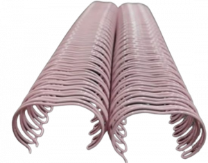 WIRE-O 1 1/8" A4 ROSA CLARO - 250 folhas