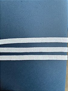 ELASTICO CHATO 7MM BRANCO COM ERISEE 1 METRO